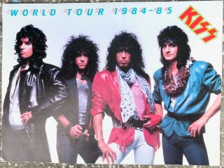 Vintage Kiss Concert Tour Book Program From 1984 - 1985 Animalized World Tour Rare