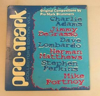 Promark Drumsticks Collectors Edition Volume I Cd - - Rare