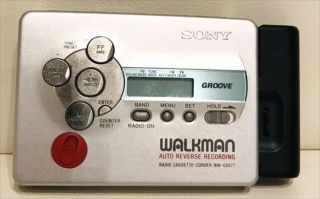 Sony Walkman Wm - Gx677 Cassette Player Silver Perfect Rare Vintage