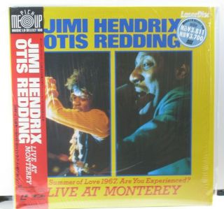 Jimi Hendrix Otis Redding Live At Monterey Laserdisc Rare Japan