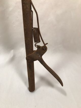 Fireplace Log Grabber Tongs Steel Claw 24 