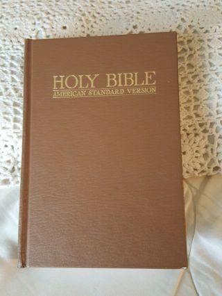 American Standard Version Holy Bible Watchtower Jehovah Rare