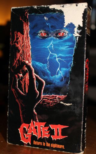 Rare Vintage Gate 2 Return To The Nightmare Vhs 1992 Occult Horror Devil Demon