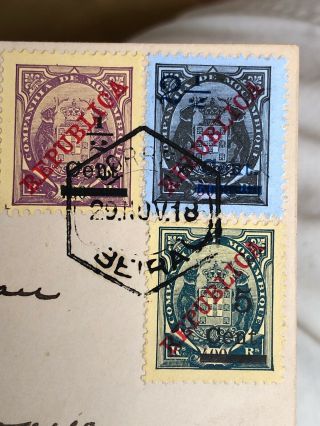 42 Rare Portugal Portuguese Colonial Mozambique Postal Cover To Rhodesia 3
