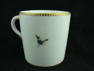 Rare - Antique 19thC Amstel Porcelain Bird Scene Cup & Saucer Porzellan Tasse D 2