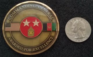 Rare 2 Star General Combined Security Forces Trans Cmd Usaf Army Challenge Coin