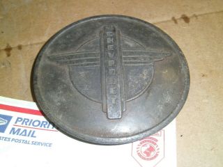 Antique Vintage Chevrolet Horn Button Cap Steering Wheel Center Mount Nut Cover