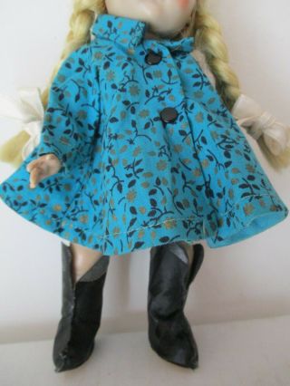 Vintage Vogue Ginny Doll Dress Up Coat & Boots Only Tagged 1958