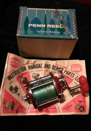 Penn Peerless 9 Vintage Fishing Casting Reel