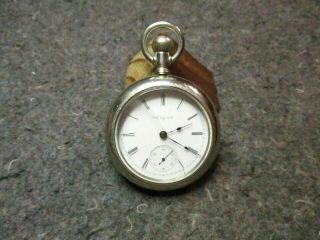 Vintage Pocket Watch/elgin Nat 