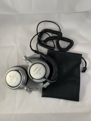 Sony Mdr V700 Headband Dj Headphones - Silver Made In Japan Pre Owned Rare