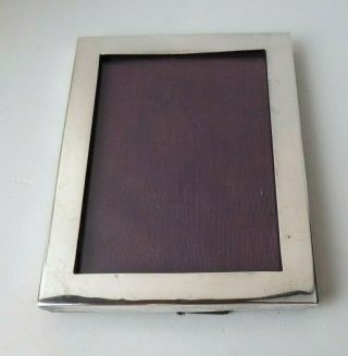 Vintage Sterling Silver Photo Frame Easel Back For 3 1/2 " By 4 1/2 " Photo
