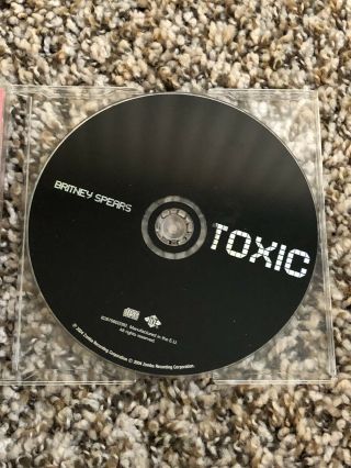 Britney Spears Toxic CD Single 2004 Rare Jive Records In The Zone 3