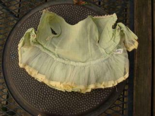 vintage Terri Lee Doll dress with panties,  both tagged,  for 16 