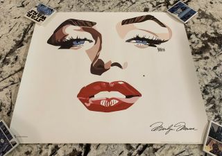 Vintage 1985 Marilyn Monroe By Kathleen Limited To 1000 Litho Print