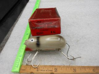Vintage Shakespeare LG 6580 Swimming Mouse Lure w/ Box 2
