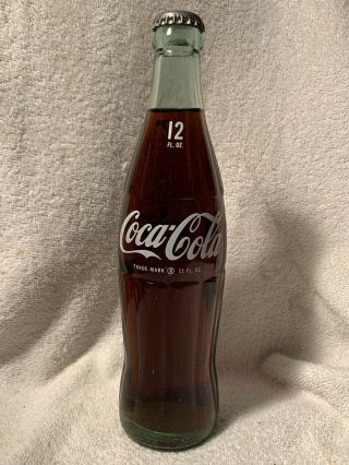 Rare Full 12oz Coca - Cola Acl Soda Bottle Dillon,  S.  C.