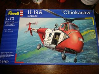 1/72 Revell Sikorsky H - 19a Rescue Chickasaw Uscg Coast Guard Decals Uh - 19 Rare