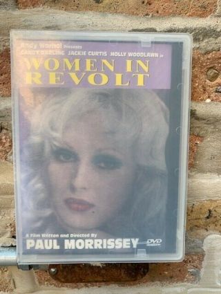 Andy Warhol Women In Revolt Paul Morrissey Dvd Rare Oop Candy Darling Image Nr
