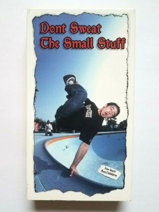 Don ' t Sweat The Small Stuff - Rare Pool Bowl Skate Video VHS Skateboarding Tape 3