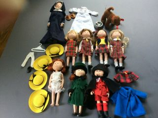 Madeline Rare Doll Set Listing For Dog Genevieve,  Leash,  Collar,  Dog Bowl,  Bone