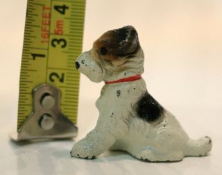 Antique Miniature Cast Iron Terrier Dog
