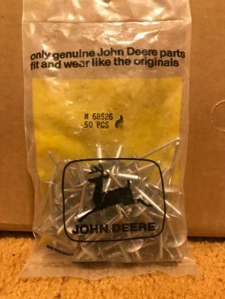 John Deere Snowmobile Rivets (50) - Nos 2