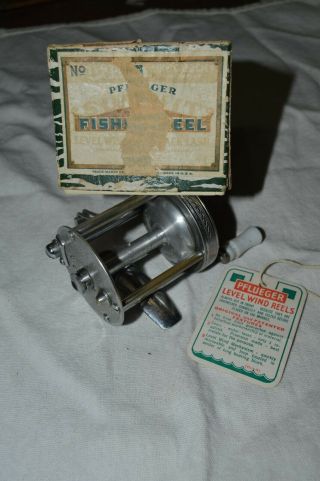 Vintage Pflueger Summit Fishing Reel In Correct Box With Tag - Great Combo