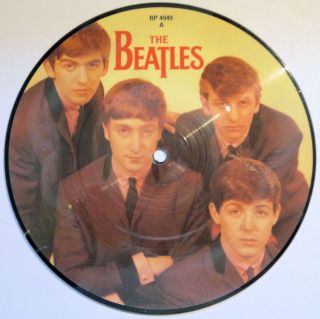 The Beatles - Love Me Do Rare Uk Picture Disc 7 " Vinyl From The 60s