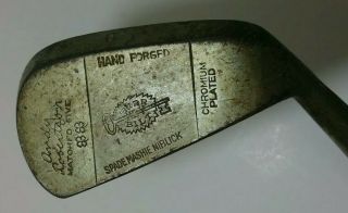 ANTIQUE WOODEN HICKORY STICK ANDY ROBERTSON SPADE MASHIE NIBLICK GOLF CLUB 2