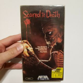 Scared To Death 1985 Rare Horror Vhtf Media Home Entertainment Vhs