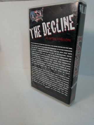 Rare VHS Tape Lost Across America Vol II The Decline of Surfing Civilization 3