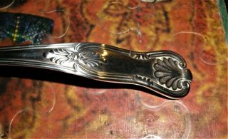 Sheffield silver plated ladle kings pattern vintage italy punch spoon NY USA 2