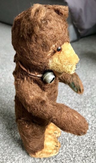 Early Rare Antique 9inch Mohair Brown “Teddy Baby 