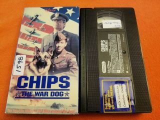 Chips The War Dog VHS rare OOP Not On DVD Walt Disney Home Video William Devane 2