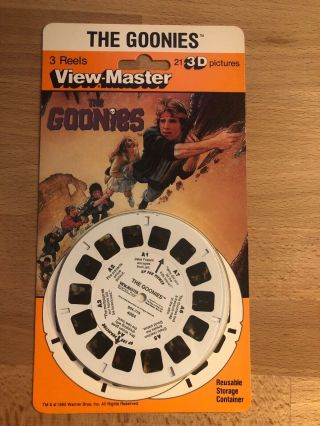 Rare 4064 The Goonies Movie View - Master 3 Reels Set In Pack Never Been Opened