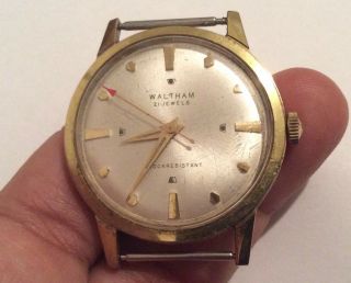 Vintage Waltham 21 Jewels Shock Resistant Wind Wind Men’s Watch