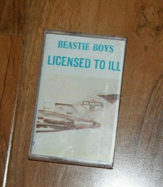 Rare Beastie Boys Licensed To Ill Tape Cassette Not Lp Cd Saudi Arabian