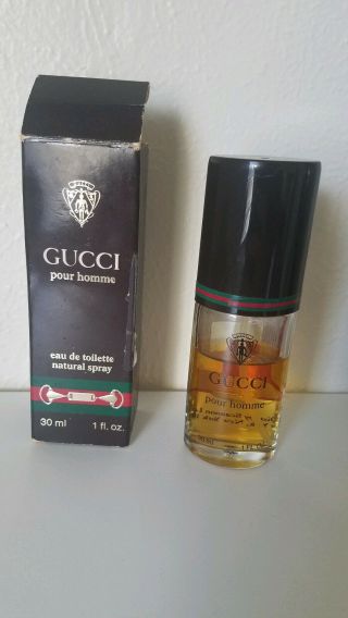 Vintage Gucci Pour Homme Eau De Toilette Natural Spray – 1oz/30ml
