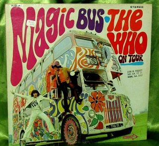 Rare White Label Promo Rock Lp: The Who - Magic Bus - Decca Dl 75064