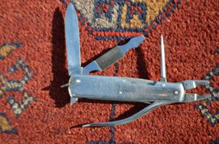 Vintage Fisherman Tool.  Compact Four Tools In One.