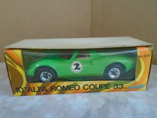 Very Rare Vintage Playart Alfa Romeo Coupé 33 Battery Operated 80 