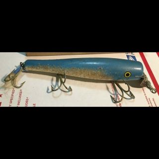 Vintage Capn Bills Streamliner Blue Fish Flash No 7 Bucktail Fishing Lure 3