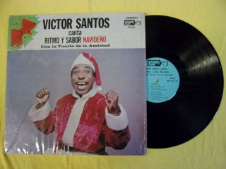 Rare Latin Xmas Lp: Victor Santos - Canta Ritmo Y Navideno Con Tunita