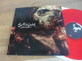 Six Feet Under ‎– Commandment Death Metal Lp Limited Rare Red Vinyl