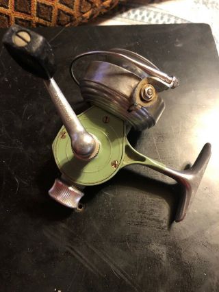 Antique Thommen Record Model 50B Swiss Made Spinning Reel with Bail 2