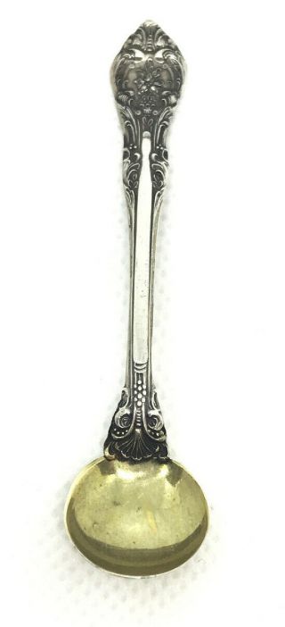 Gorham Sterling Silver Salt Spoon In " King Edward " Pattern