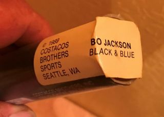 1989 Costacos Bro Bo Jackson Nike Poster Black And Blue Rare 89 
