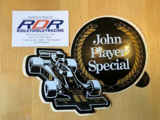 Rare Vintage Jps Formula 1 Sticker John Player Special Grand Prix Team Sticker