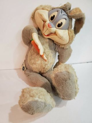 Rare Vintage Bugs Bunny 1961 Talking Mattel Doll And Carrot 26 "